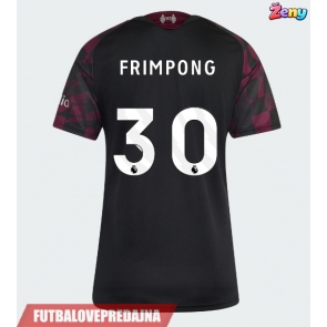 Lacne Ženy Futbalové dres Liverpool Jeremie Frimpong #30 2026-27 Krátky Rukáv - Tretina